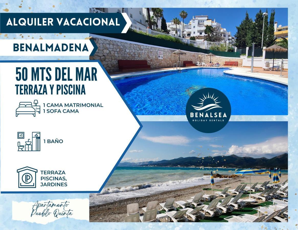 Premium Apartment 50 Mts From De The Beach In Pueblo Quinta Benalmádena Eksteriør bilde